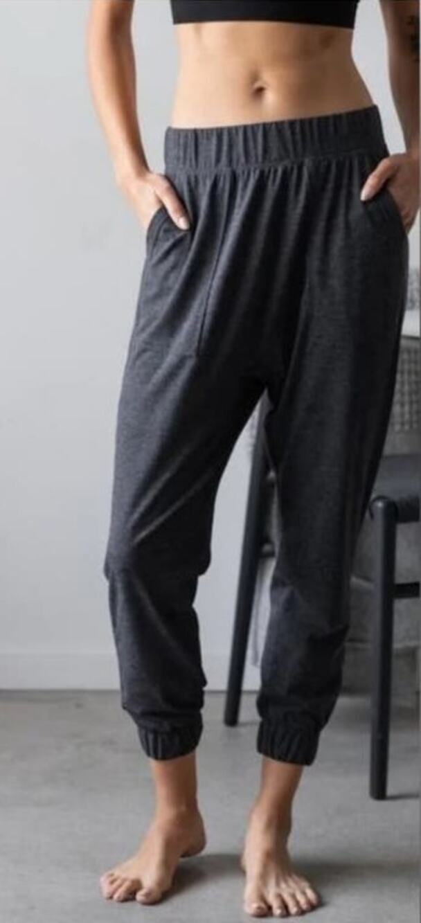 Lunya Restore Thermal Draped Jogger in Mellow Gray Heather Size XL NWOT
